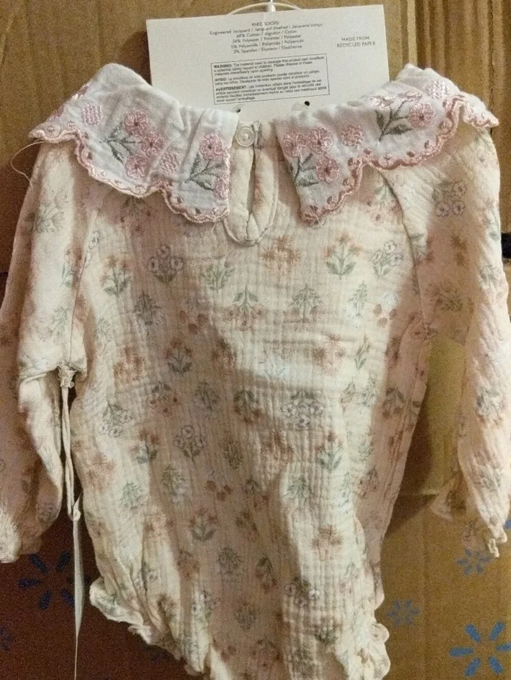 Chickpea Organic Pink Floral Baby 3-Piece Set